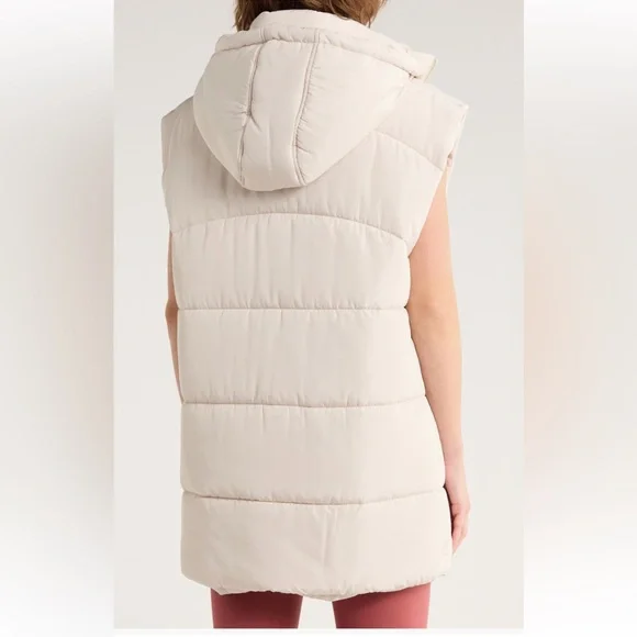Z by Zella hooded long quilted vest - NWT - Picture 2 of 4